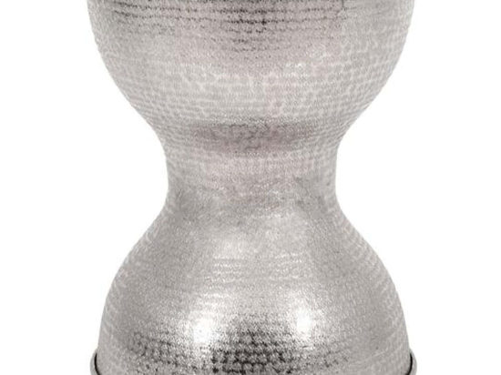 Σκαμπό 953-124-003 40x48cm Silver