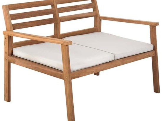 Καναπές Διθέσιος New Winston 956-125-002 128x75x75cm Natural Διθέσιος