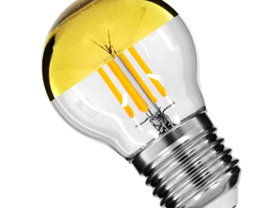 Λαμπτήρας Led Filament 99106 G45 E27 4W 420lm Dimmable Clear-Gold GloboStar 4W