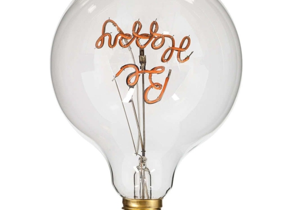 Λαμπτήρας Led Be Happy 99259 Φ12,5x18cm E27 4W 340lm Dimmable Clear-Pink Globostar 4W