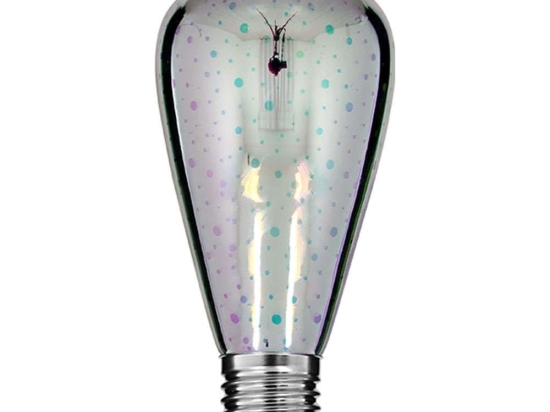 Λαμπτήρας Led Galaxy Extreme Glass 99272 ST64 E27 5W 300lm Clear GloboStar