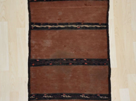 Χειροποίητο Χαλί Persian Kilim Wool Beige-Brown 175Χ058 58X175cm
