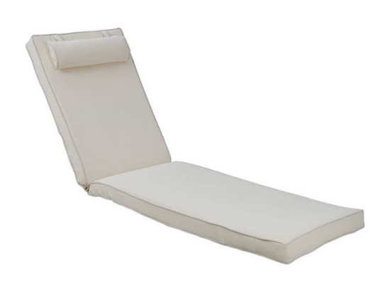 Μαξιλάρι Ξαπλώστρας Sifnos Beige HM11236.60T 196(117+1+78)x58x8 εκ.