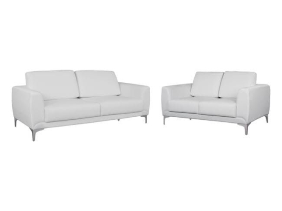 Σαλονιού Σετ 2Τμχ Kenzie White HM11284.02