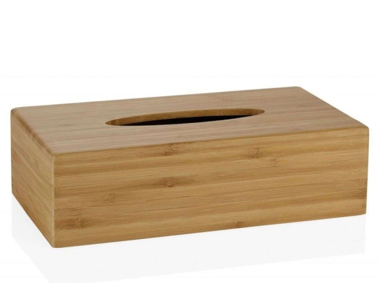 Κουτί Για Χαρτομάντηλα Bamboo LBTAH-BA19050 26x14x7cm Natural Andrea House Bamboo