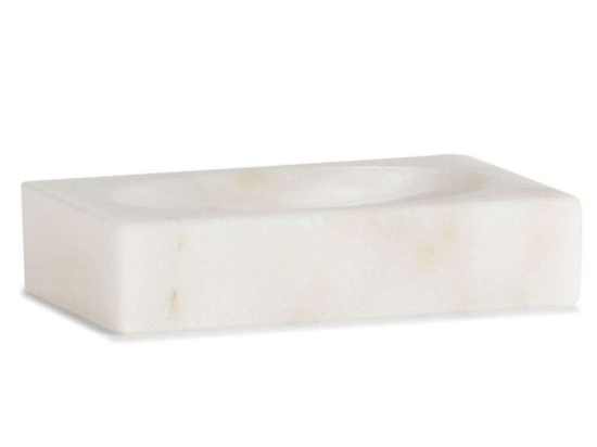 Σαπουνοθήκη Marble LBTAH-BA71161 13x9x3cm White Andrea House Μάρμαρο