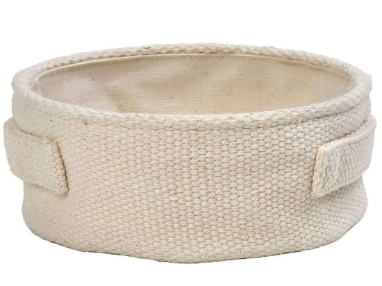 Καλάθι Αποθήκευσης AMN124 21x8cm Beige Espiel Βαμβάκι