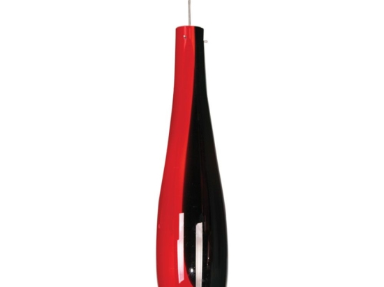 Φωτιστικό Οροφής APOLLO1PB 1xE27 Red-Black Aca