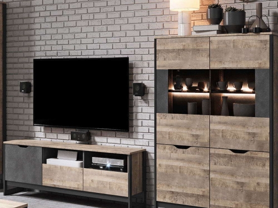 Σύνθεση Arden mini-HV 270x150x39,6cm Natural-Anthracite