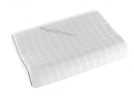 Μαξιλάρι Ύπνου Ανατομικό MagniProtect Wave White Magniflex 60x43 100% Memory Foam