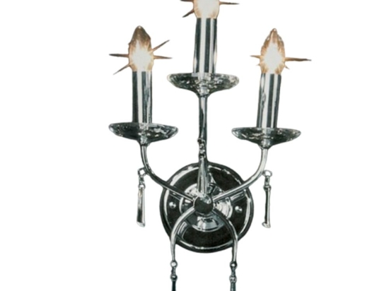 Φωτιστικό Οροφής CLASMB525013A 28x21x50cm 3xΕ14 40W Silver Aca