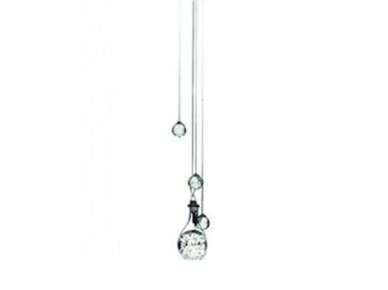 Φωτιστικό Οροφής CX3001IPCH 1xG9 40W Φ15x60cm Clear-Silver Aca