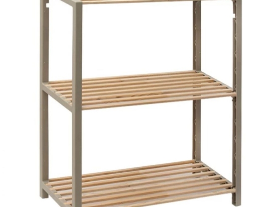 Ραφιέρα 0243598 65x29x78cm Natural-Beige