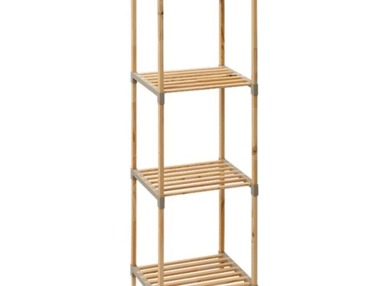 Ραφιέρα 0243596 38x30x116cm Natural-Beige
