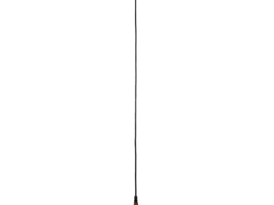 Φωτιστικό Οροφής Caravel 01167 1xΕ27 Φ22x13cm Black GloboStar