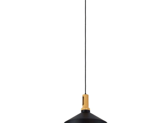 Φωτιστικό Οροφής Calypso 01334-B Φ36x35cm 1xE27 Black-Gold Globostar