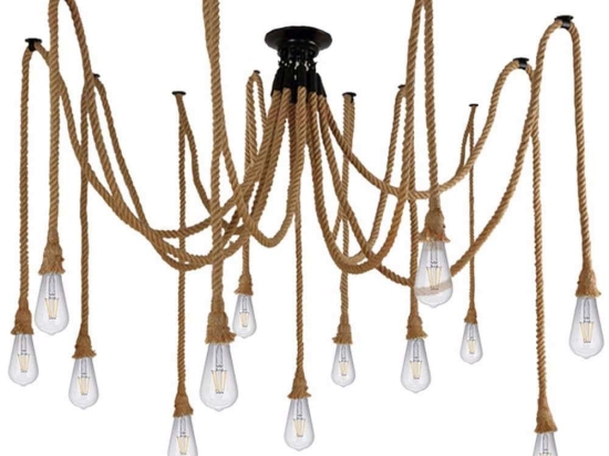 Φωτιστικό Οροφής Crimson 01548 12xΕ27 Black-Beige GloboStar