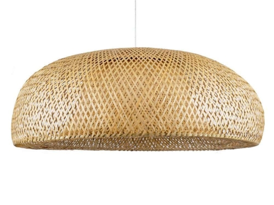 Φωτιστικό Οροφής San Tropez 00673 Φ100x35cm 1xE27 Beige GloboStar