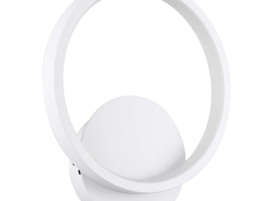 Φωτιστικό Τοίχου - Απλίκα Ted 61071 Led 9W 20x5,5x23cm White GloboStar Αλουμίνιο