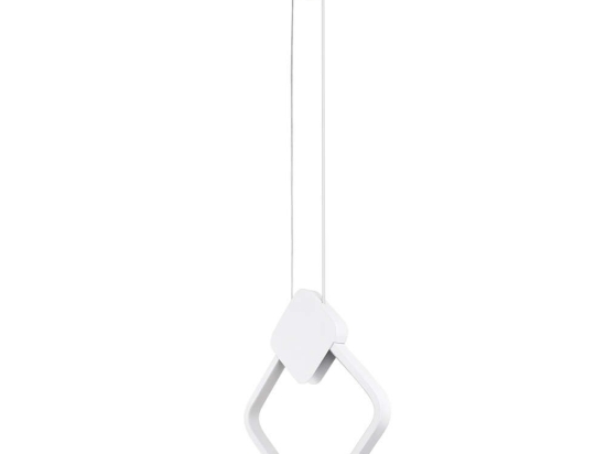 Φωτιστικό Οροφής Mary 61083 Led 12W 20x2,3x28,5cm White GloboStar Αλουμίνιο