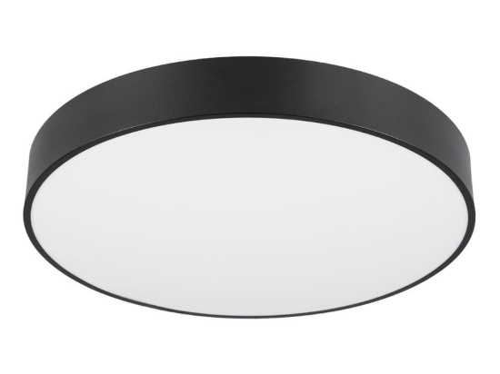 Φωτιστικό Οροφής Πλαφονιέρα Burton 61202-S Led 75W Φ60cm Black GloboStar