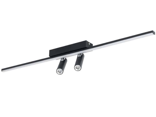 Φωτιστικό Οροφής - Σποτ Γραμμικό Baretti 61226 80x5,5x5cm Dim Led 2688lm 24W Black GloboStar