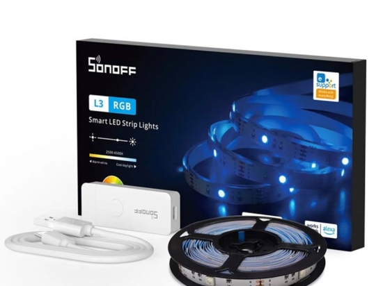 Ταινία LED & Αντάπτορας L3-5M Smart Με WiFi RGB 5m DC 5V 10W Multi Sonoff