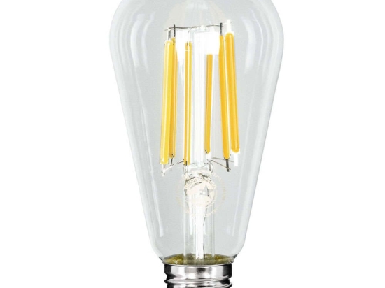 Λαμπτήρας Led Long Filament 99090 Φ6,4x14,5cm ST64 E27 7W 1470lm 2700K Clear GloboStar 7W