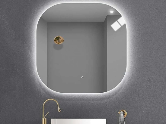 Καθρέπτης Julia 67-1060 Led Touch 60x60cm Clear Gloria PVC
