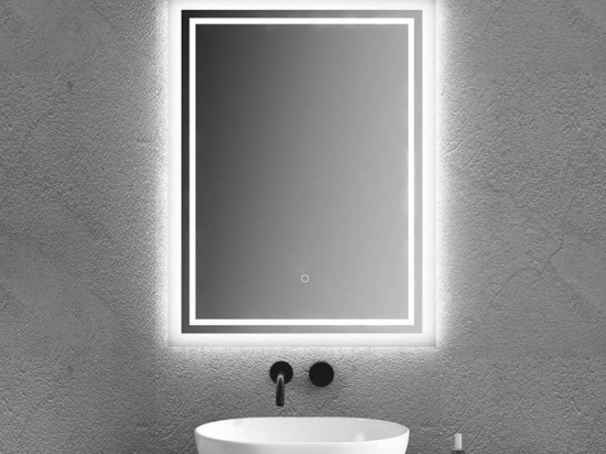 Καθρέπτης Duetto Nova 67-6080 Led Touch 60x80cm Clear Gloria PVC