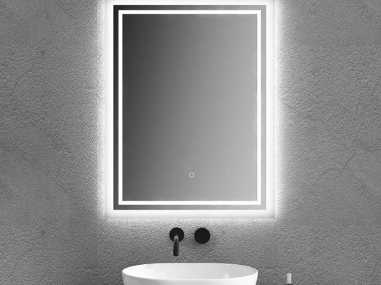 Καθρέπτης Duetto Nova 67-7090 Led Touch 70x90cm Clear Gloria PVC