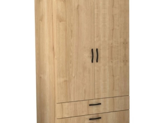 Ντουλάπα Δίφυλλη Victoria 0258625 100x60x181cm Sonoma Δίφυλλη