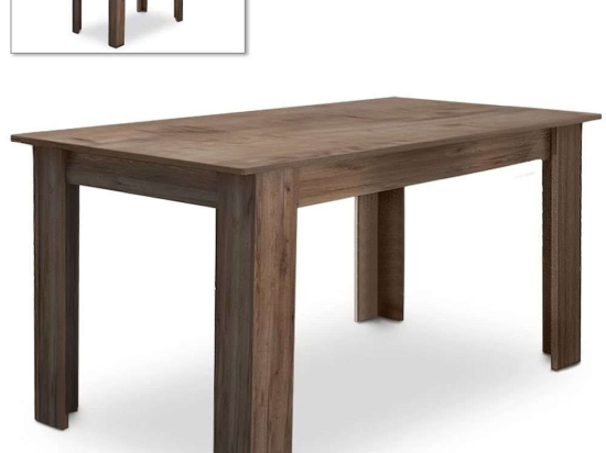 Τραπέζι Επεκτεινόμενο Arturo 0249248 138/178x80x74cm Light Walnut Μελαμίνη