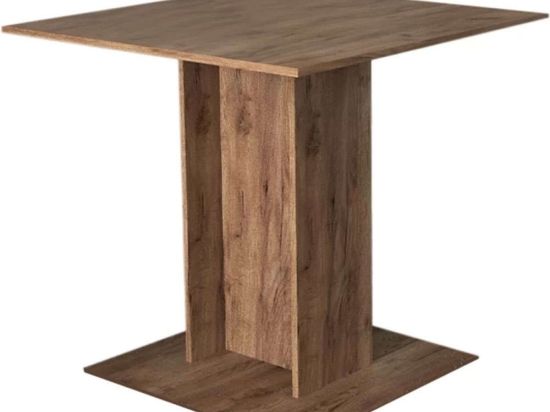 Τραπέζι Clement 0249249 79x79x77cm Light Walnut Μελαμίνη