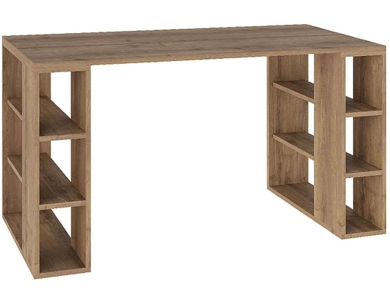 Γραφείο Εργασίας Colmar 0249814 140x60x75cm Light Walnut