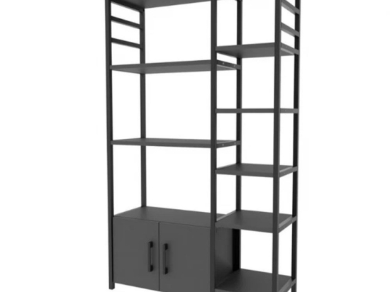 Ραφιέρα Benito 0253726 83,6x30,2x140,7cm Black-Anthracite