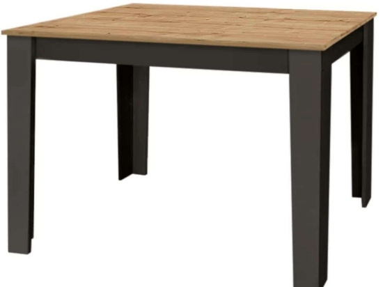 Τραπέζι Darlen 0249133 110x72x74cm Anthracite-Oak Μοριοσανίδα, Μελαμίνη