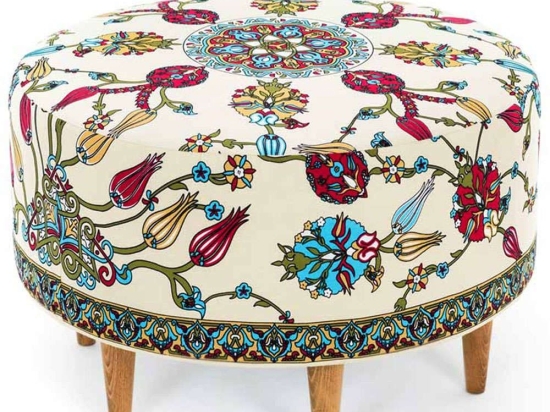 Σκαμπό Rimini 0213596 65x65x40cm Multi
