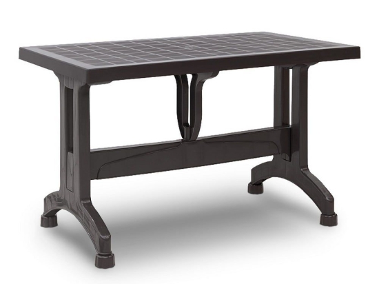 Τραπέζι Πολυπροπυλενίου Callan 0226270 140x80x73cm Brown