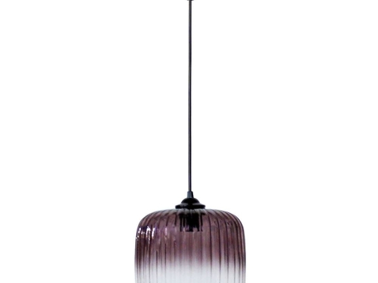 Φωτιστικό Οροφής GL-6010/20 -A- 1/L 02-0437 1xE27 20x100cm Fume-Lilac Heronia