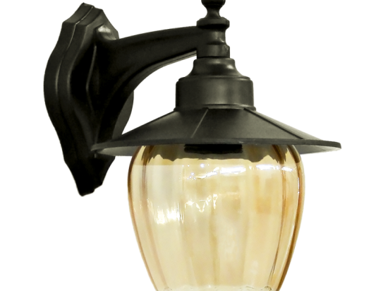 Φωτιστικό Τοίχου - Απλίκα ΑΡ-98ΑΝ Black 07-1311 Heronia