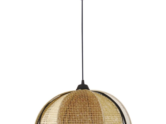 Φωτιστικό Οροφής ΗΚ-60 1/L 14-0322 1xE27 40x95cm Natural-Brown Heronia