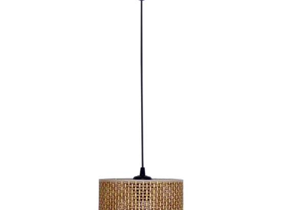 Φωτιστικό Οροφής ΗΚ-50 1/L 14-0327 1xE27 20x95cm Brown Heronia