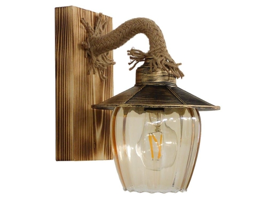 Φωτιστικό Τοίχου - Απλίκα R-98ΑΡ 30-0058 H25x23x18cm 30-0058 Bronze Heronia