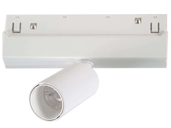 Σποτ Μαγνητικής Ράγας Μini HUBEM630W Φ3x6cm Led 600lm 6W 3000K White Aca