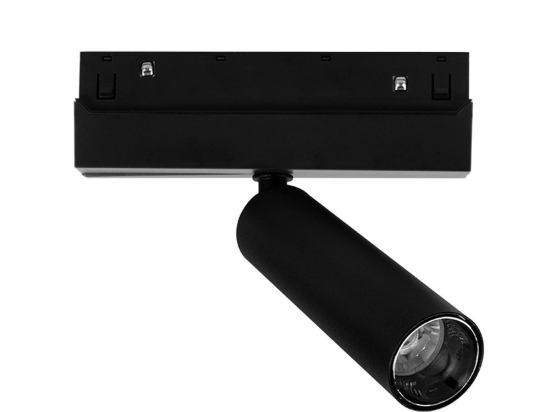 Σποτ Μαγνητικής Ράγας Μini HUBEM840B Φ3x11cm Led 850lm 8W 4000K Black Aca