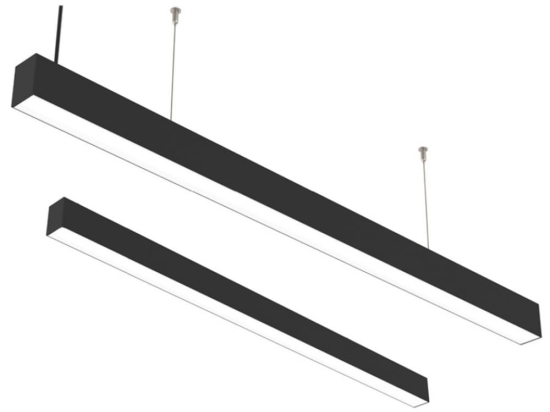 Φωτιστικό Οροφής - Ράγα 6072-120-BL Με Διακόπτη 120x5cm Led 3800Lm 40W 3CCT Black Inlight