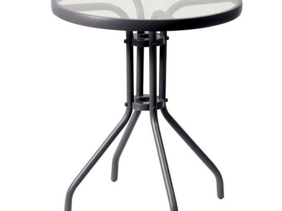 Τραπέζι Στρογγυλό Μεταλλικό Φ60x75 186528 Grey