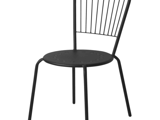 Καρέκλα Στοιβαζόμενη 186759 Black 45X45X88 cm