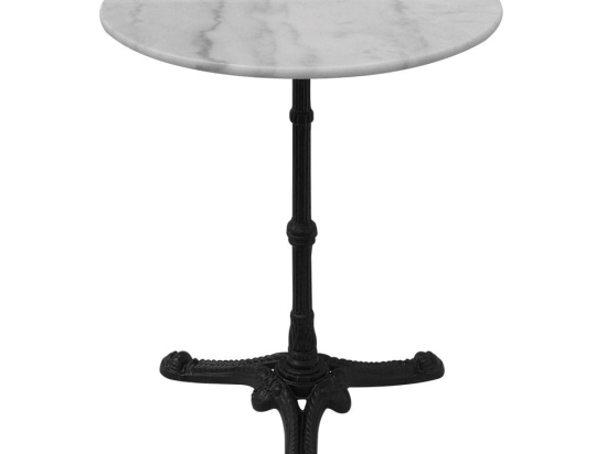 Τραπέζι Στρογγυλό 203432 White 60x72cm